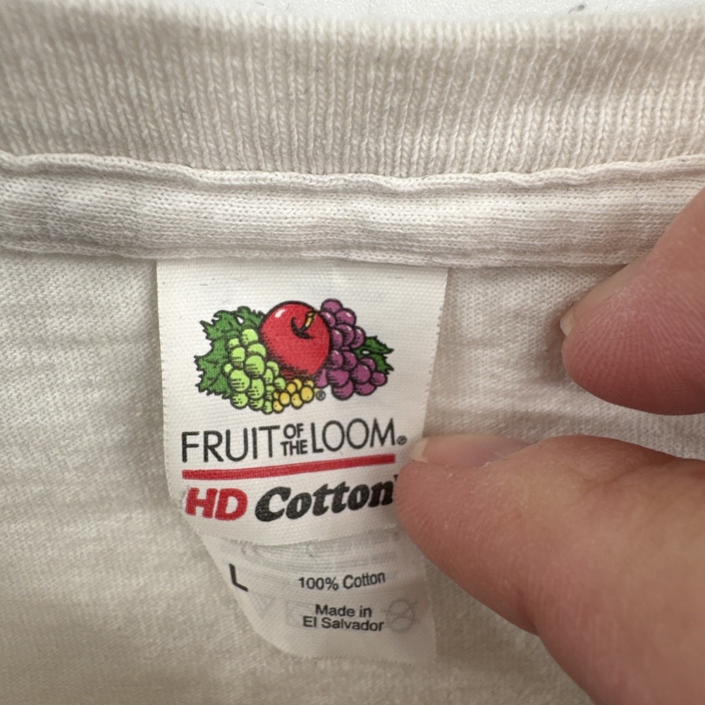 FRUIT OF THE LOOM VTG 90s RETRO MOVIE PROMO BOOK LAND BEFORE TIME T SHIRT SZ L - Picture 4 of 7